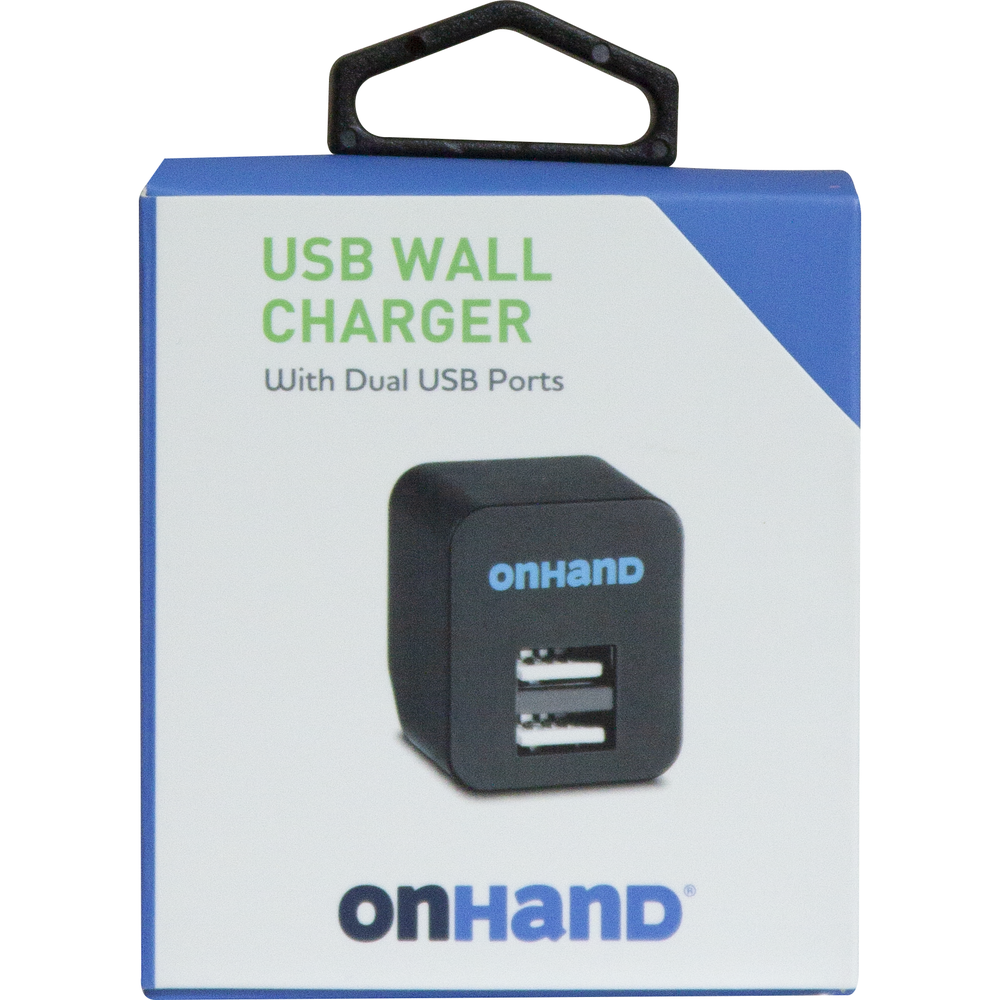Dual USB Wall Charger | Black