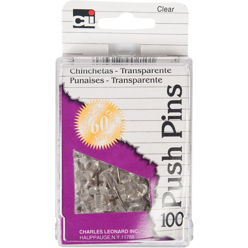 Push Pins - 100Ct