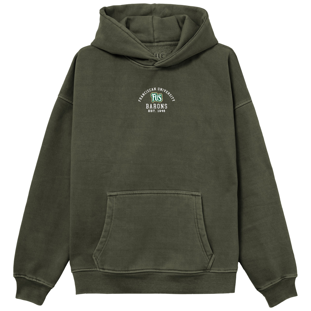 Pigment Dye Oversized Hood | Deep Olive