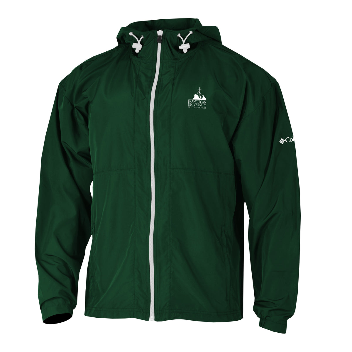 Prodigy Full Zip Windbreaker | Forest / White