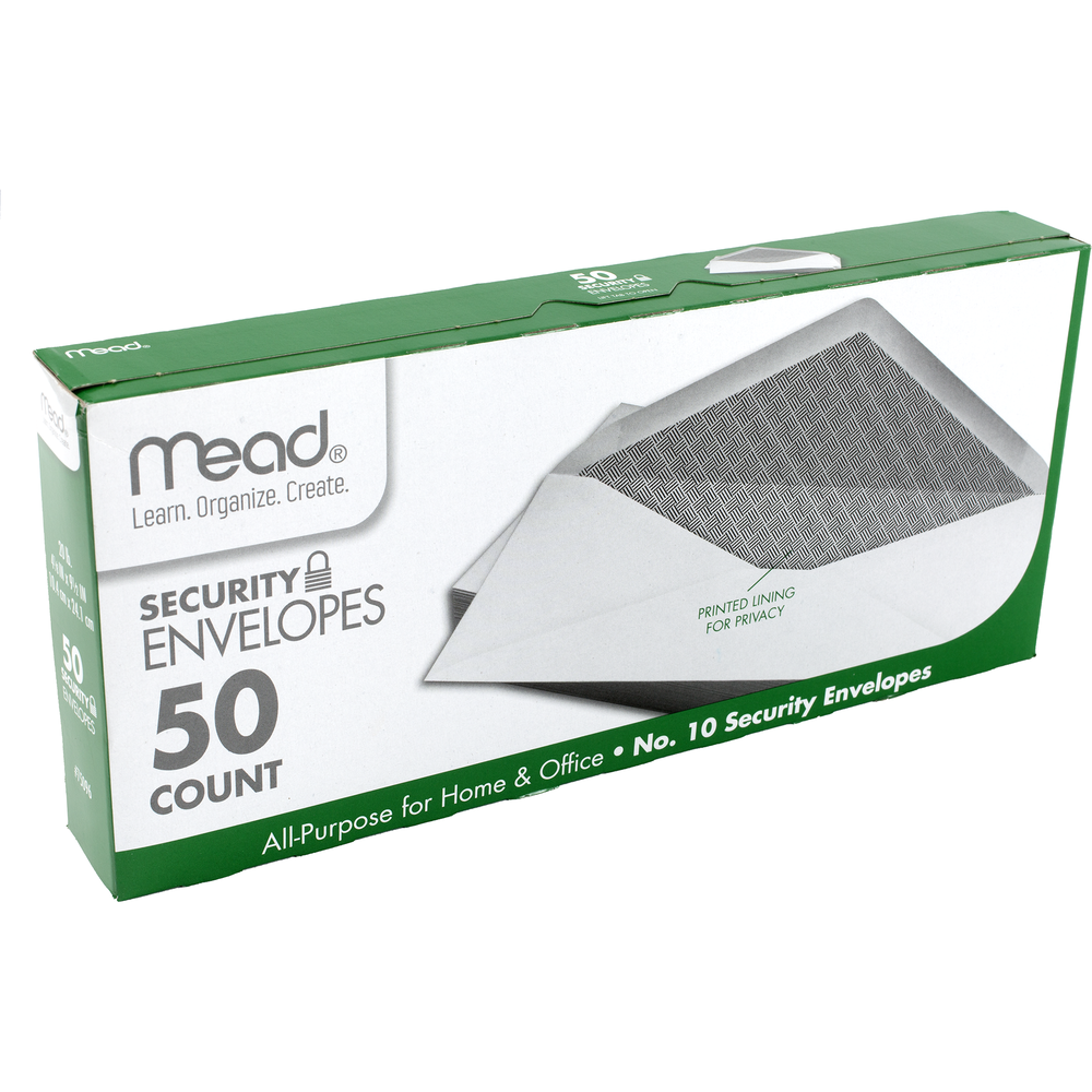 Mead Security Envelope - White