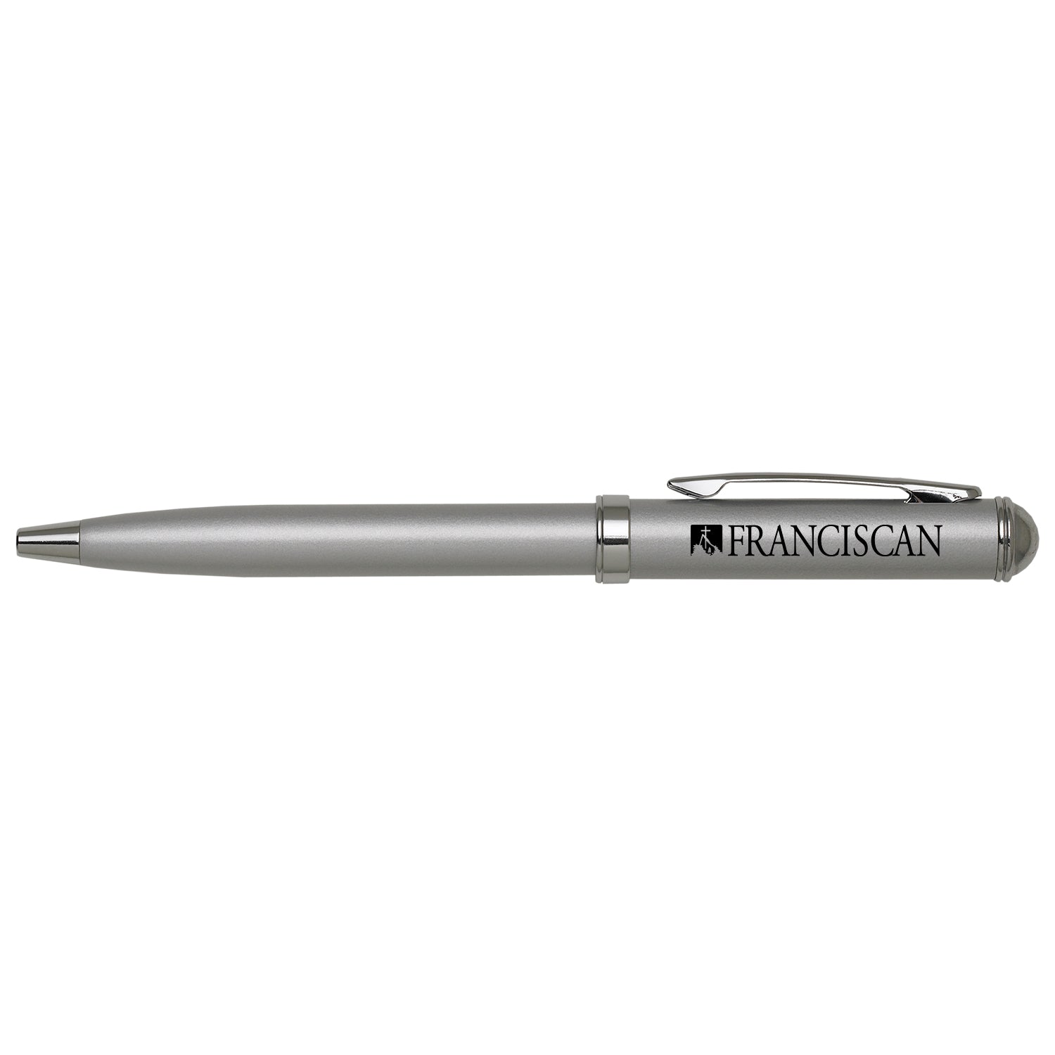 Click Action Gel Ink Pen | Silver