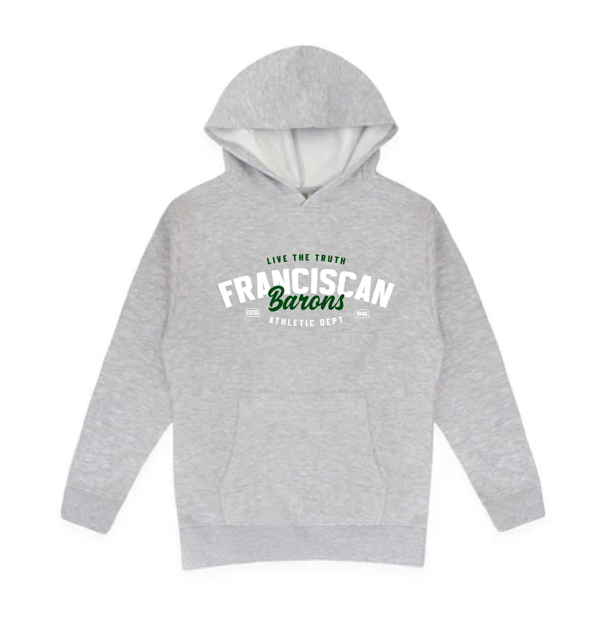 Youth Athletic Dept Hood | Carbon Grey
