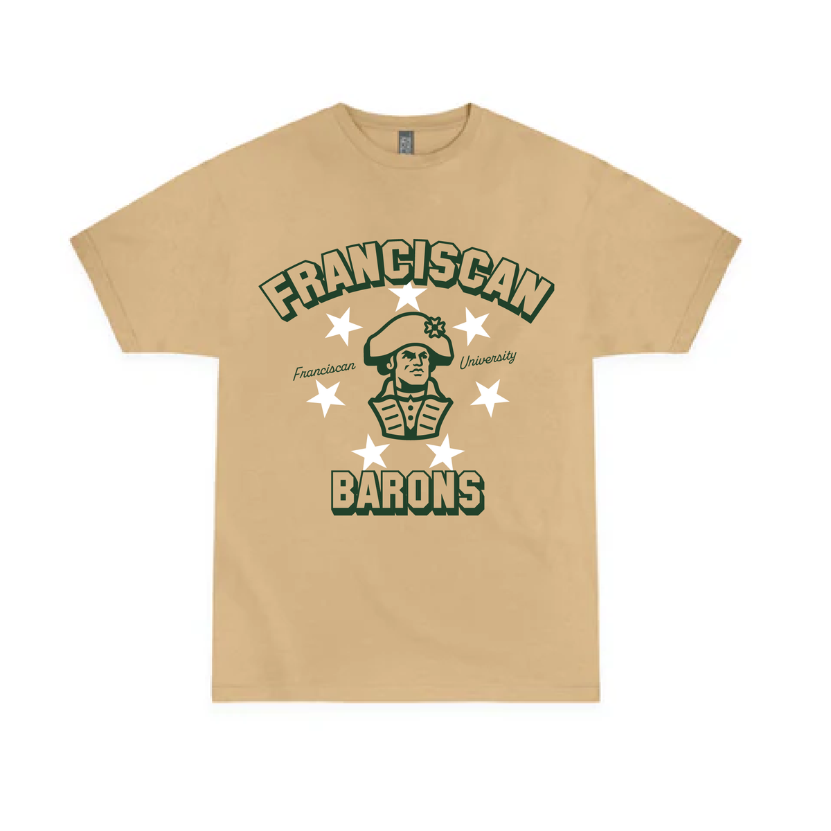 Retro Mascot Tee | Vintage Gold