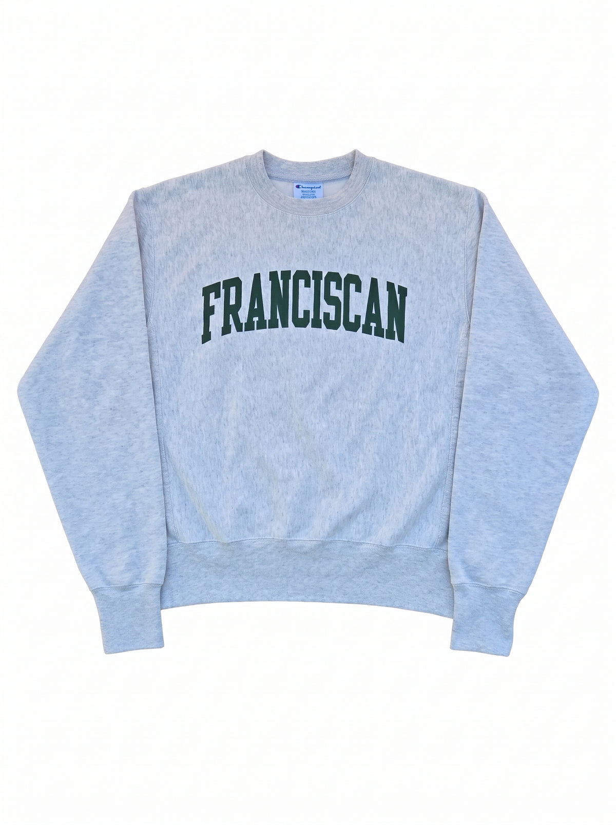 Reverse Weave Crew | Silver Grey
