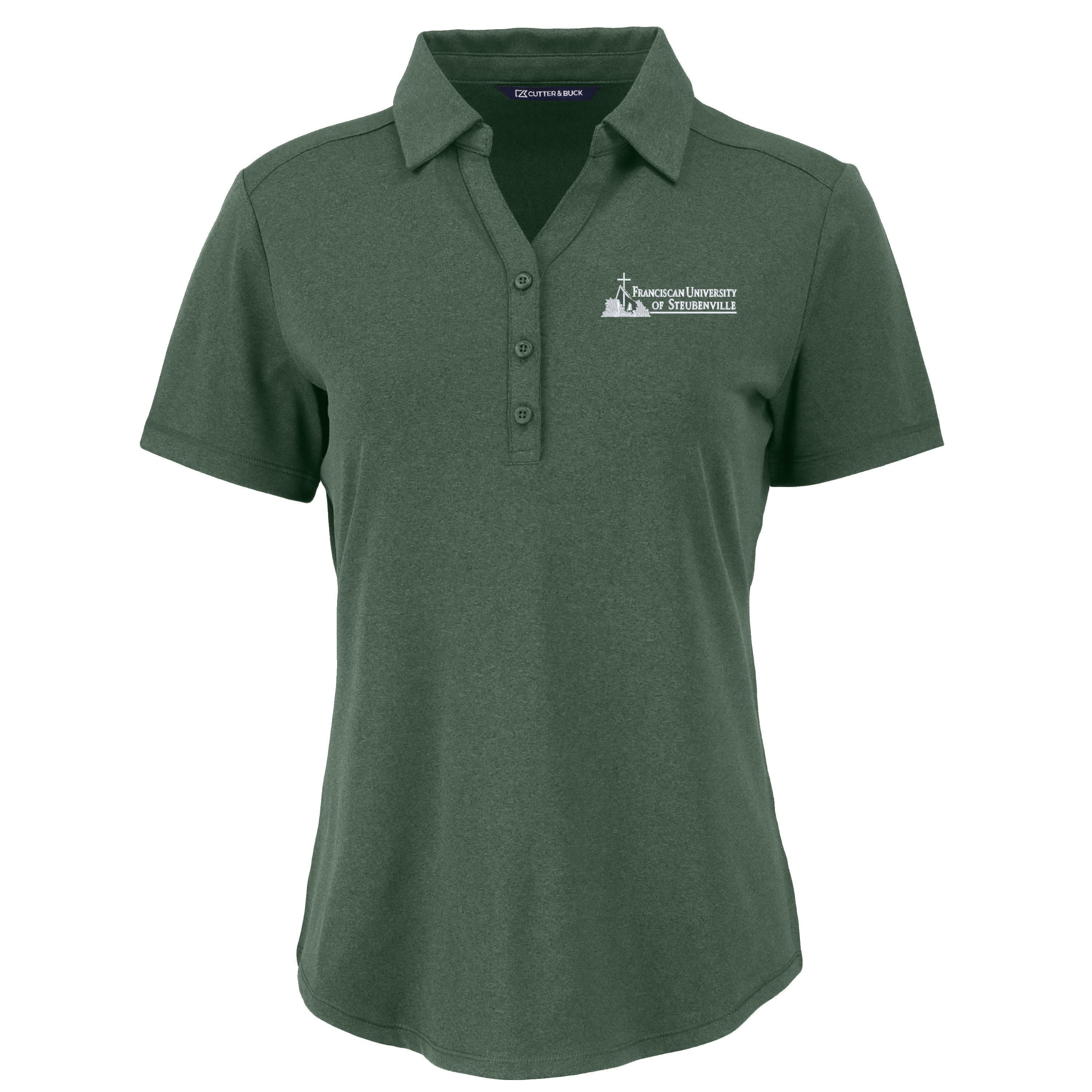 Forge Eco Recycled Short Sleeve Womens Polo | Hunter Heather