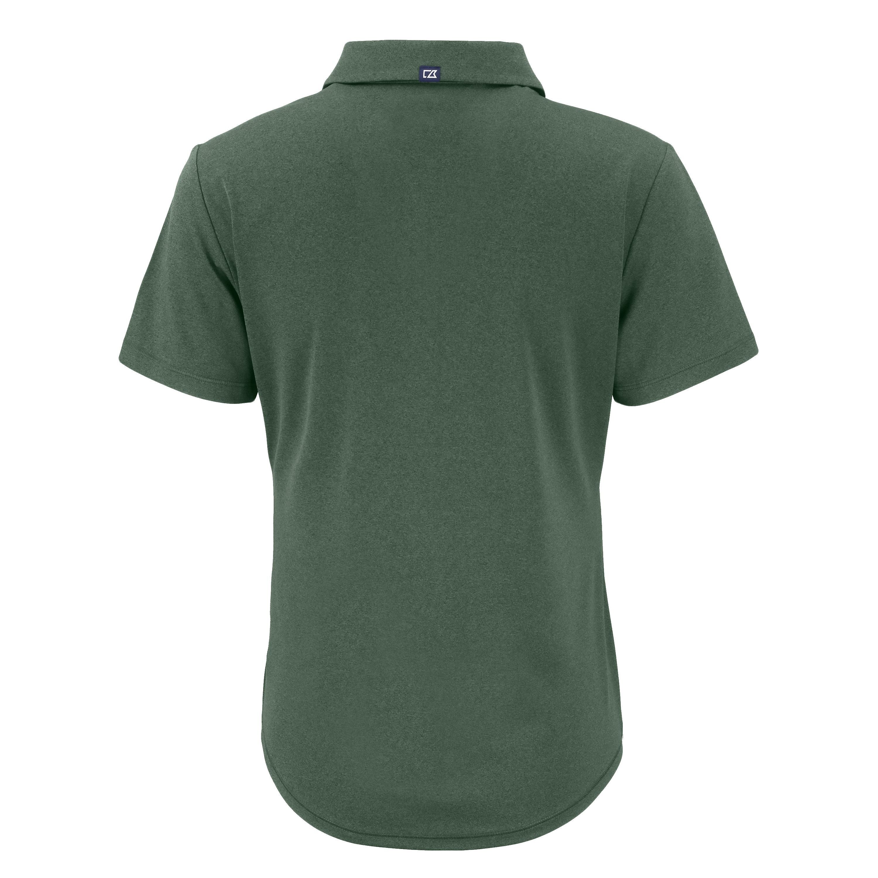 Forge Eco Recycled Short Sleeve Womens Polo | Hunter Heather