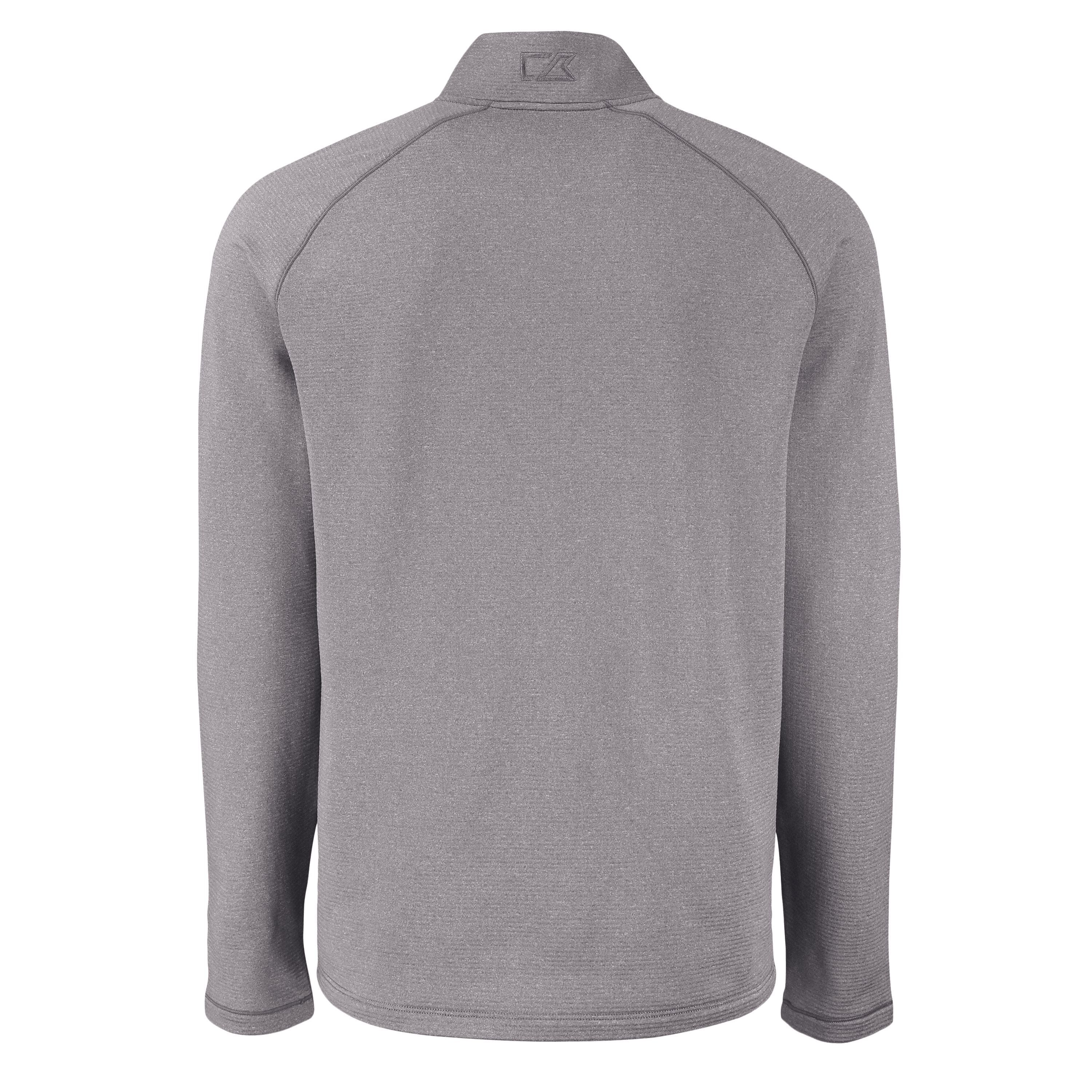 Peshastin Eco Fleece Recycled Mens Full Zip Jacket | Grey Heather