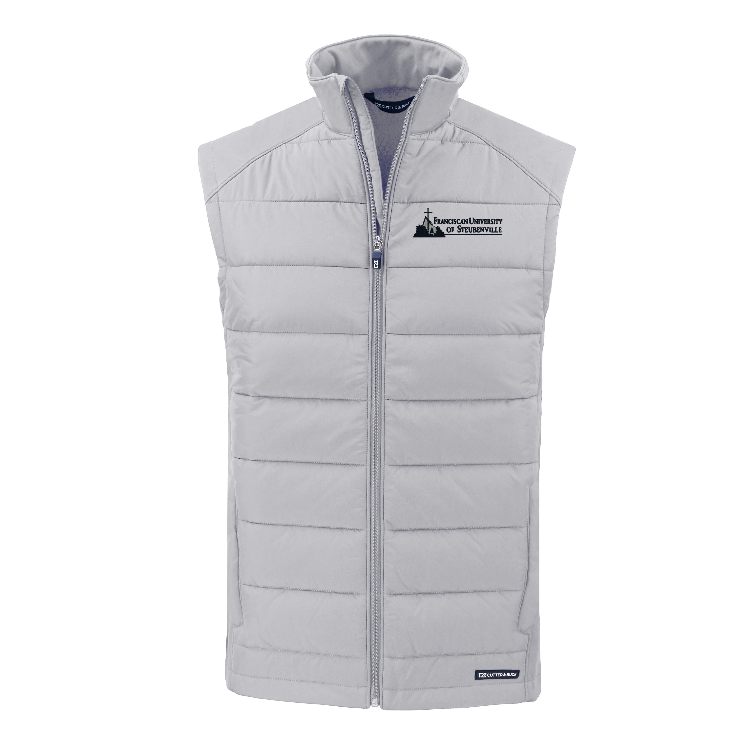 Evoke Hybrid Eco Softshell Recycled Mens Full Zip Vest | Polished