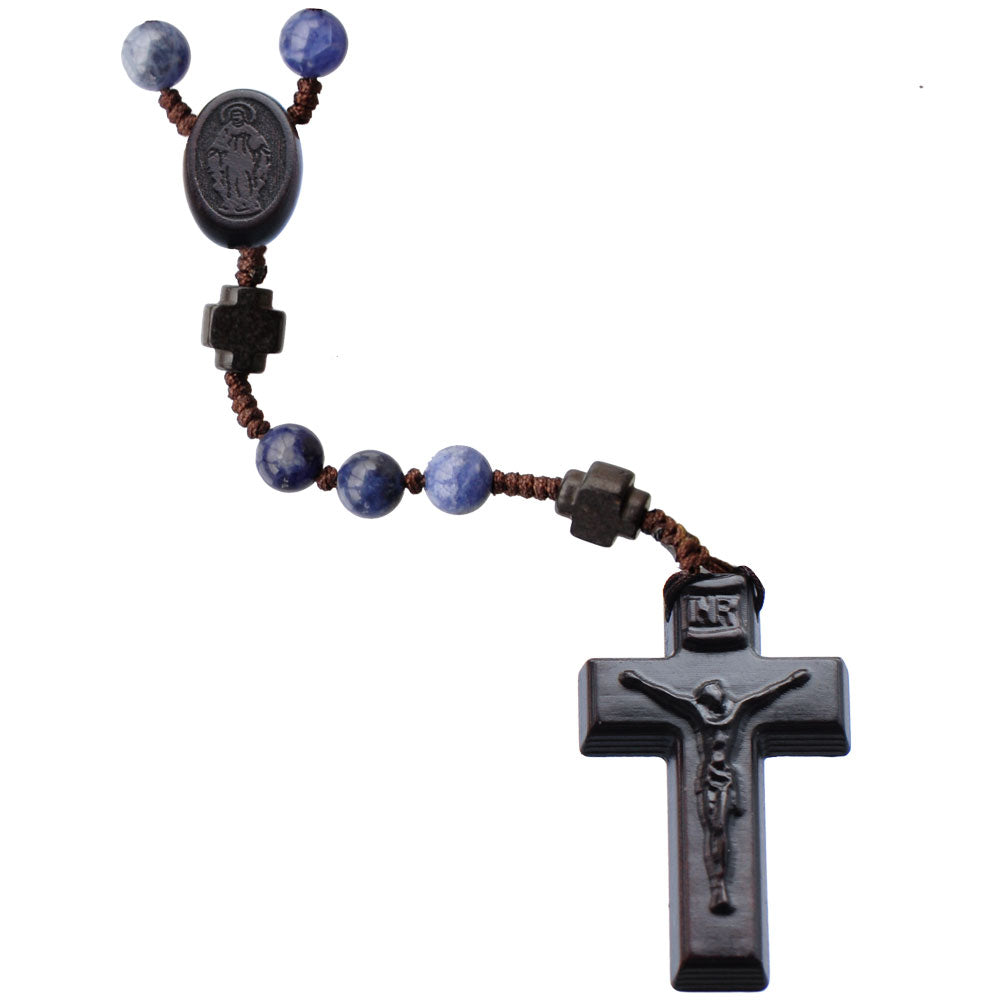 Sine Cera Rosary Blue Sodalite 6mm