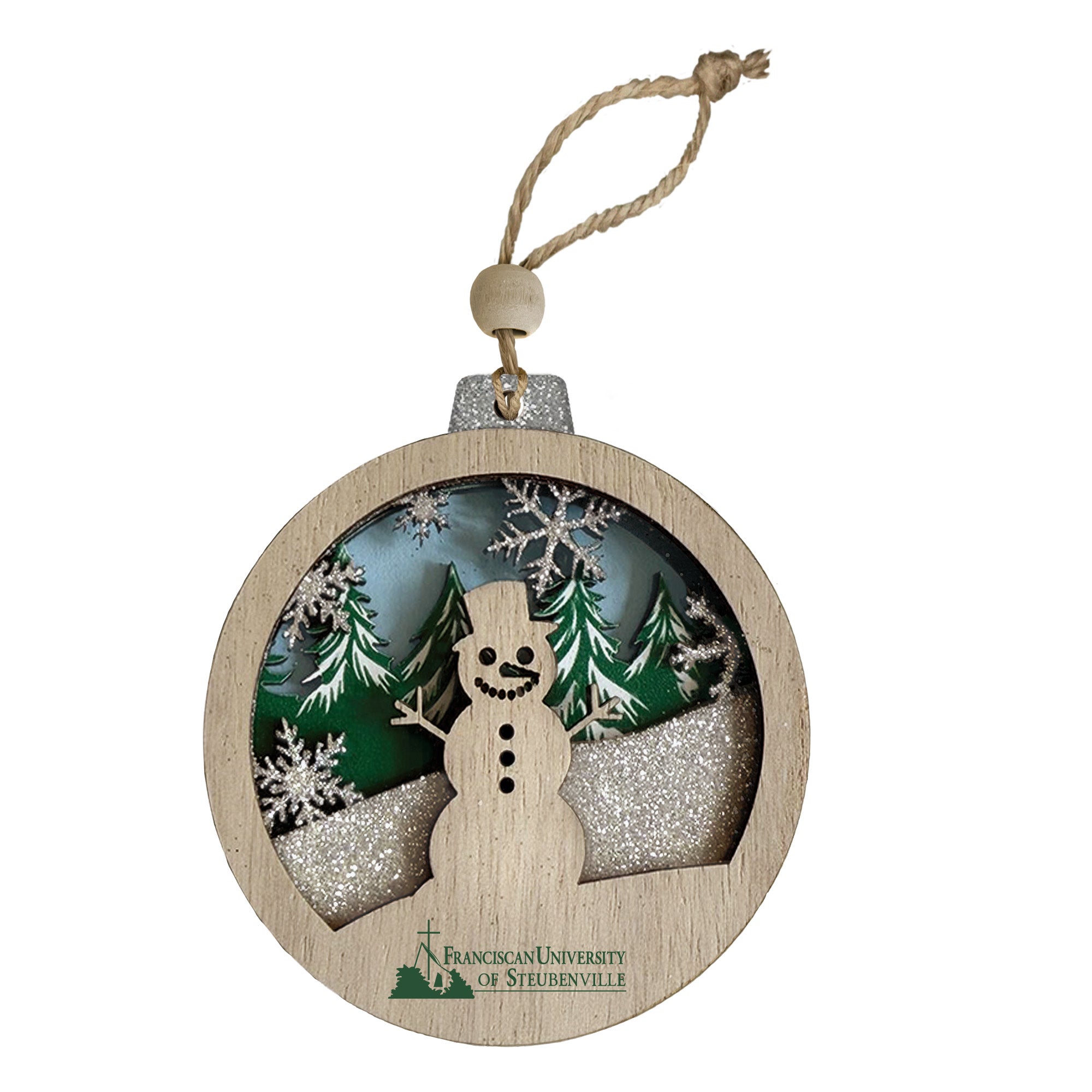 Wooden Ball Ornament