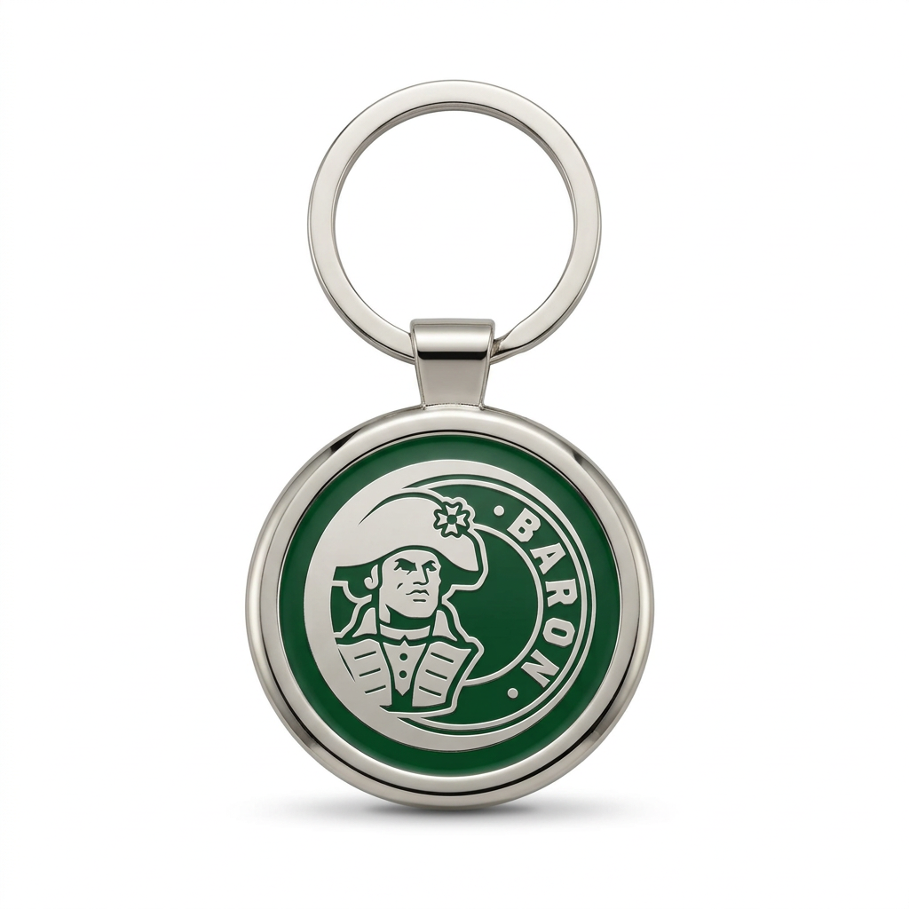 Maverick Round Key Tag | Silver