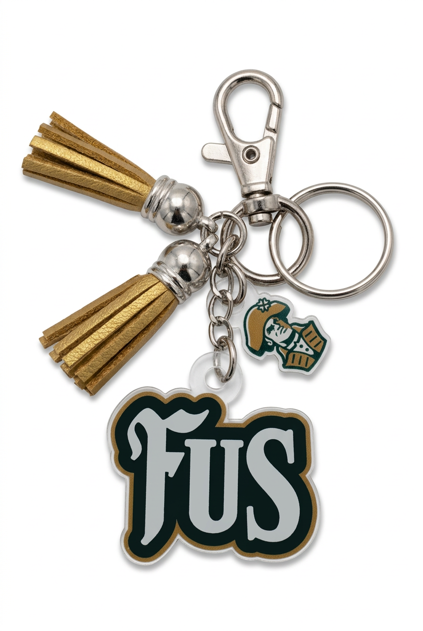 Bag Charm Key Tag | Vegas Gold