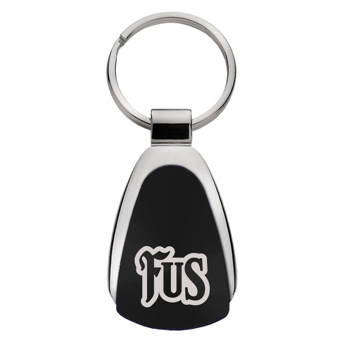Teardrop Key Chain | Black