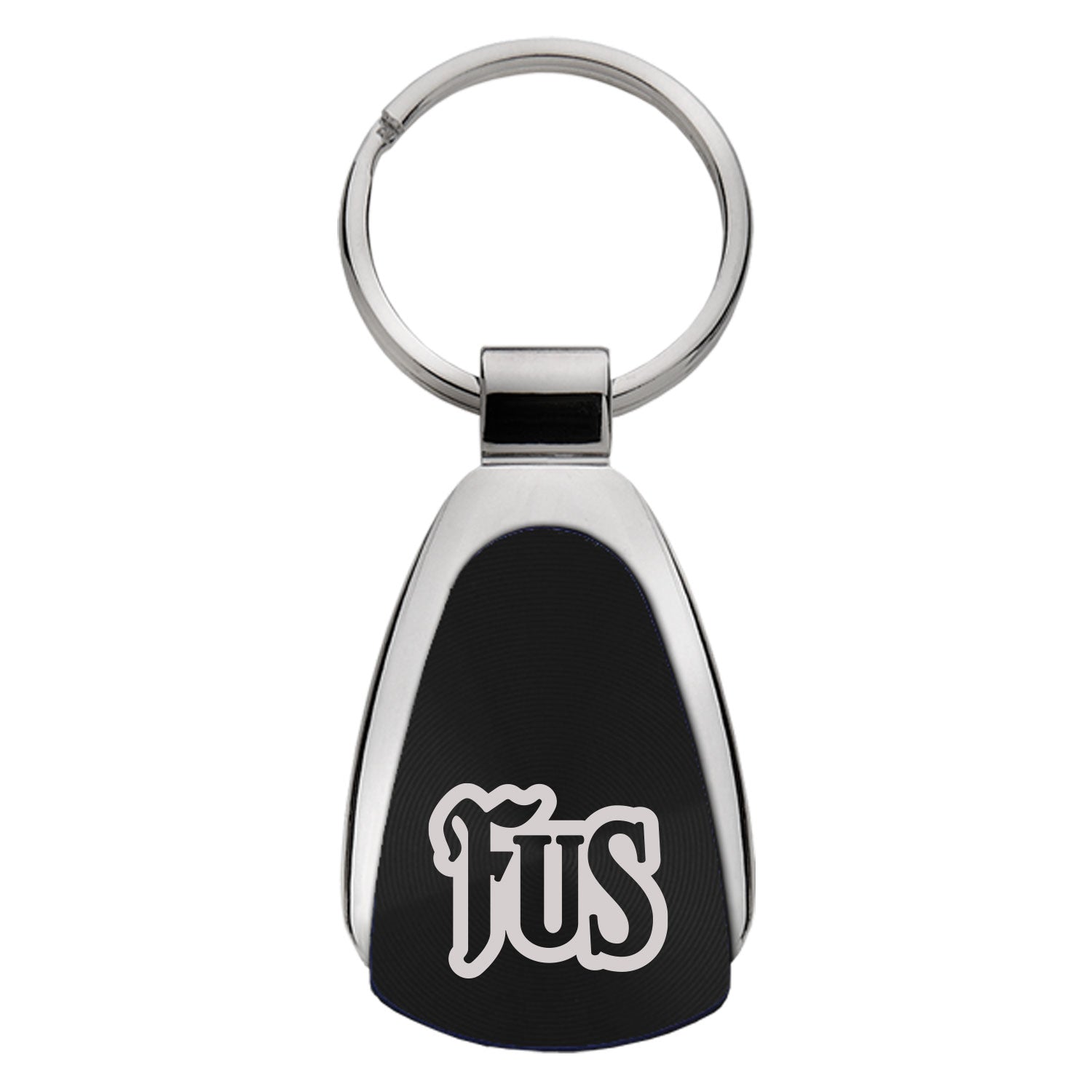 Teardrop Key Chain | Black