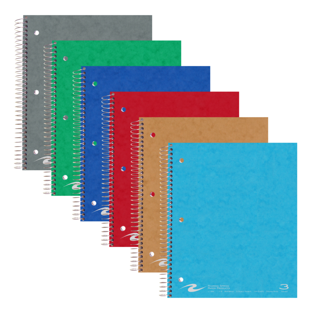3 Sub WB NoteBook 3 PKT 11"x9" College Ruled