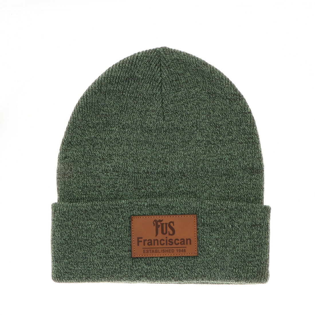 Adult Cuff Beanie | Olive/Black Marled