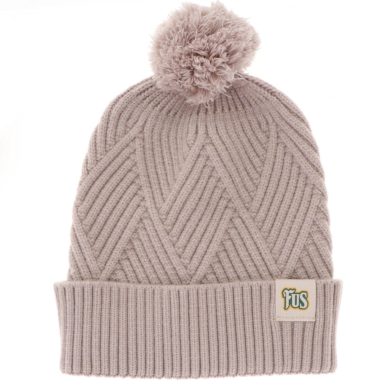 Bridger Textured Cuff Beanie | Khaki