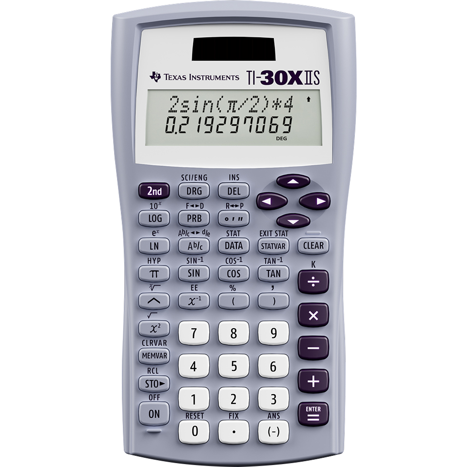 TI 30XIIS Scientific Calculator - Lavender 1Pk BP
