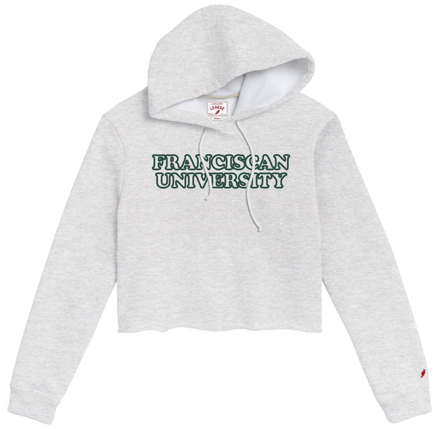 1636 Ladies Cropped Hood | Ash