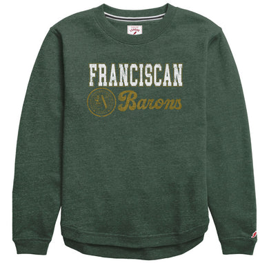 Victory Springs Ladies Crewneck | Heather Dark Green
