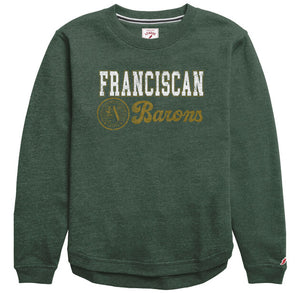 Victory Springs Ladies Crewneck | Heather Dark Green
