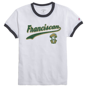 Ladies Intramural Ringer Tee | White