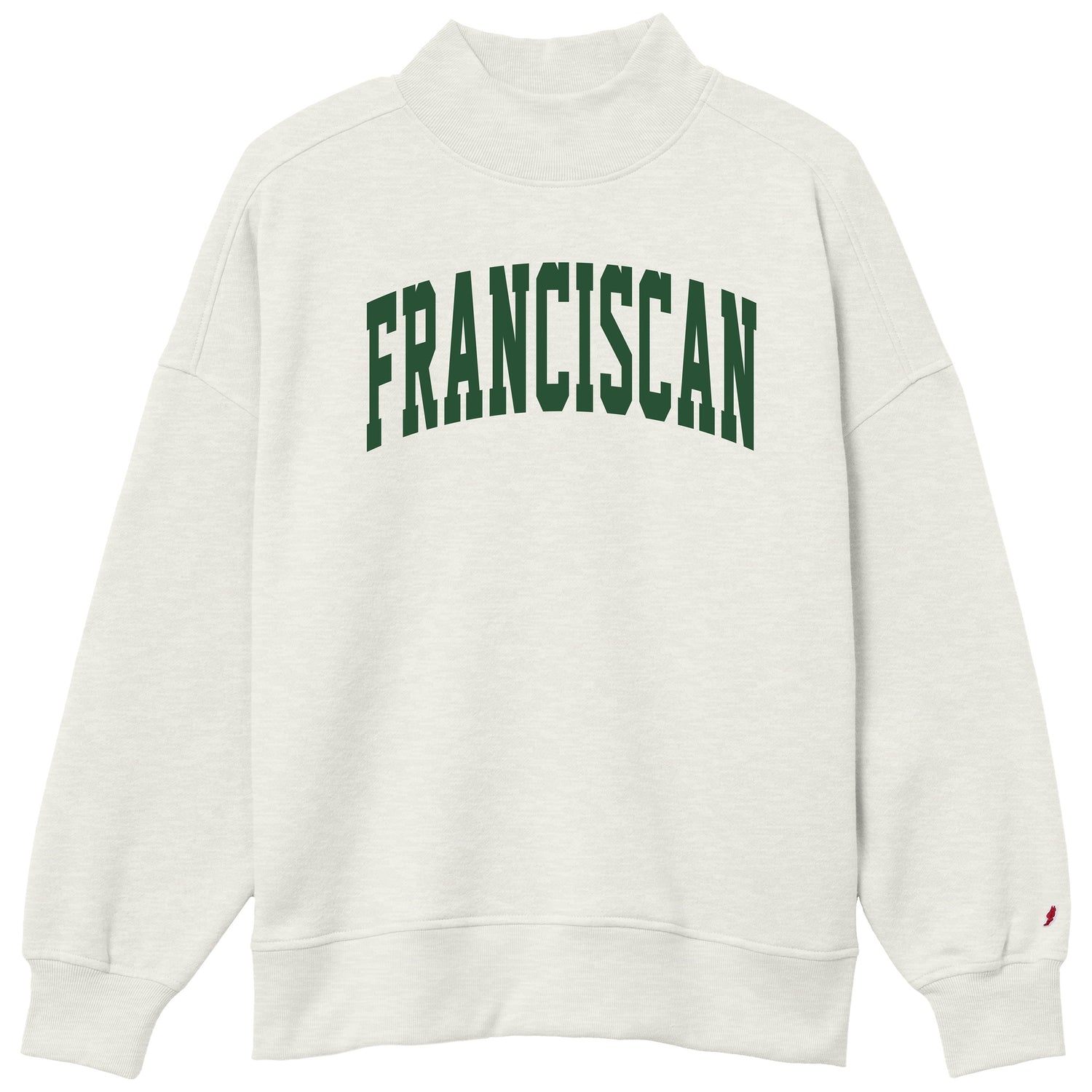 Diana Mock Neck | Oatmeal Heather