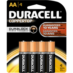 Coppertop Alkaline Batteries AA | 4Pk