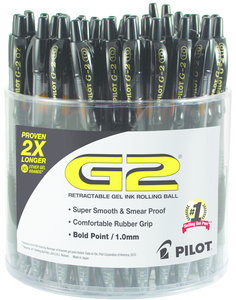 Pilot G2 Retractable Gel Pen Display 1.0mm