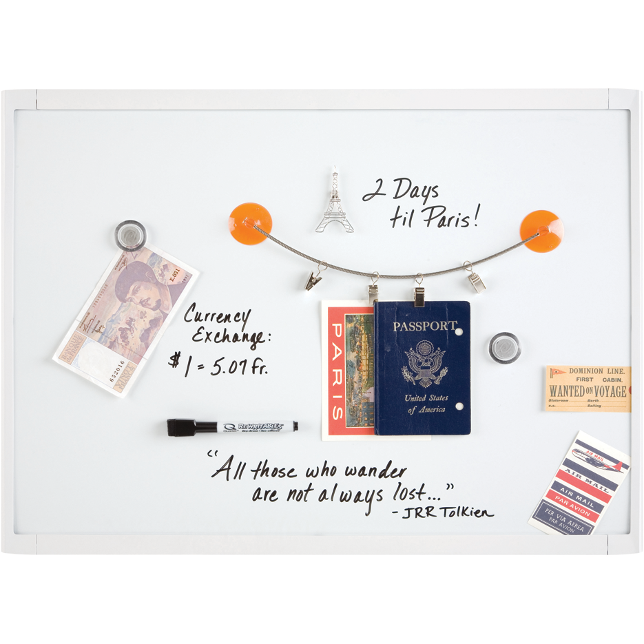 Quartet Plastic Framed Magnetic Dry-Erase Board - Asst 8.5x11in