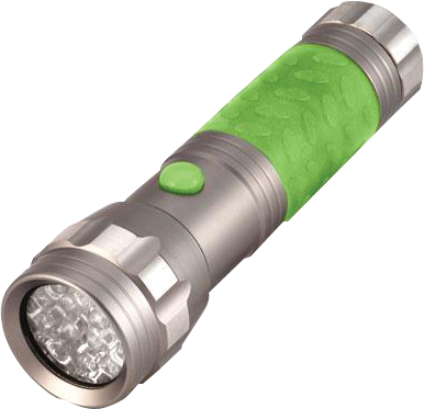 Value Bright LED Glow-in-the-Dark Flashlight Asst 3.5in 1pk