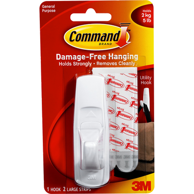 Command Hook - White Lg 1Pk
