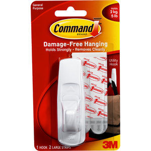 Command Hook - White Lg 1Pk