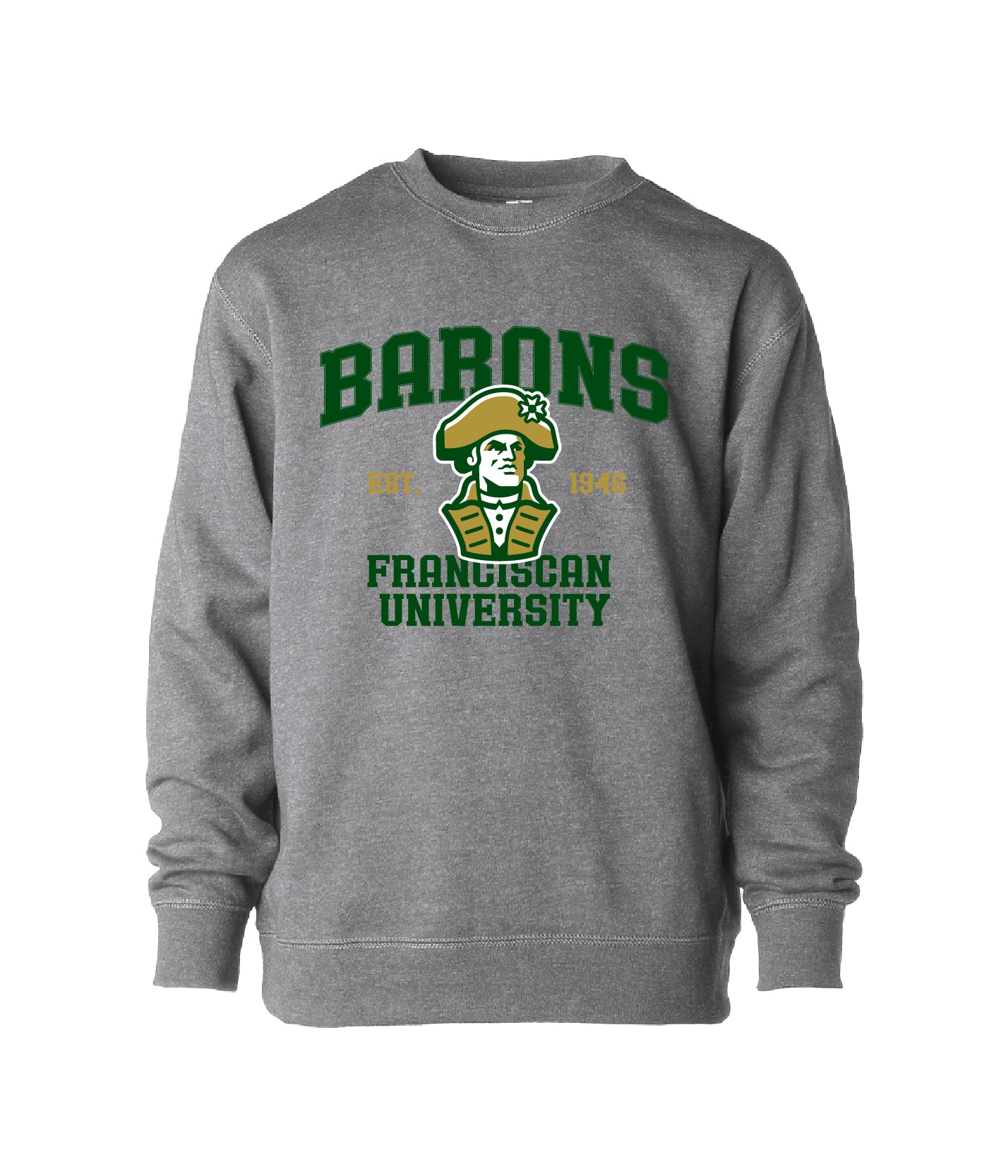 Youth Logoed Crew | Nickel