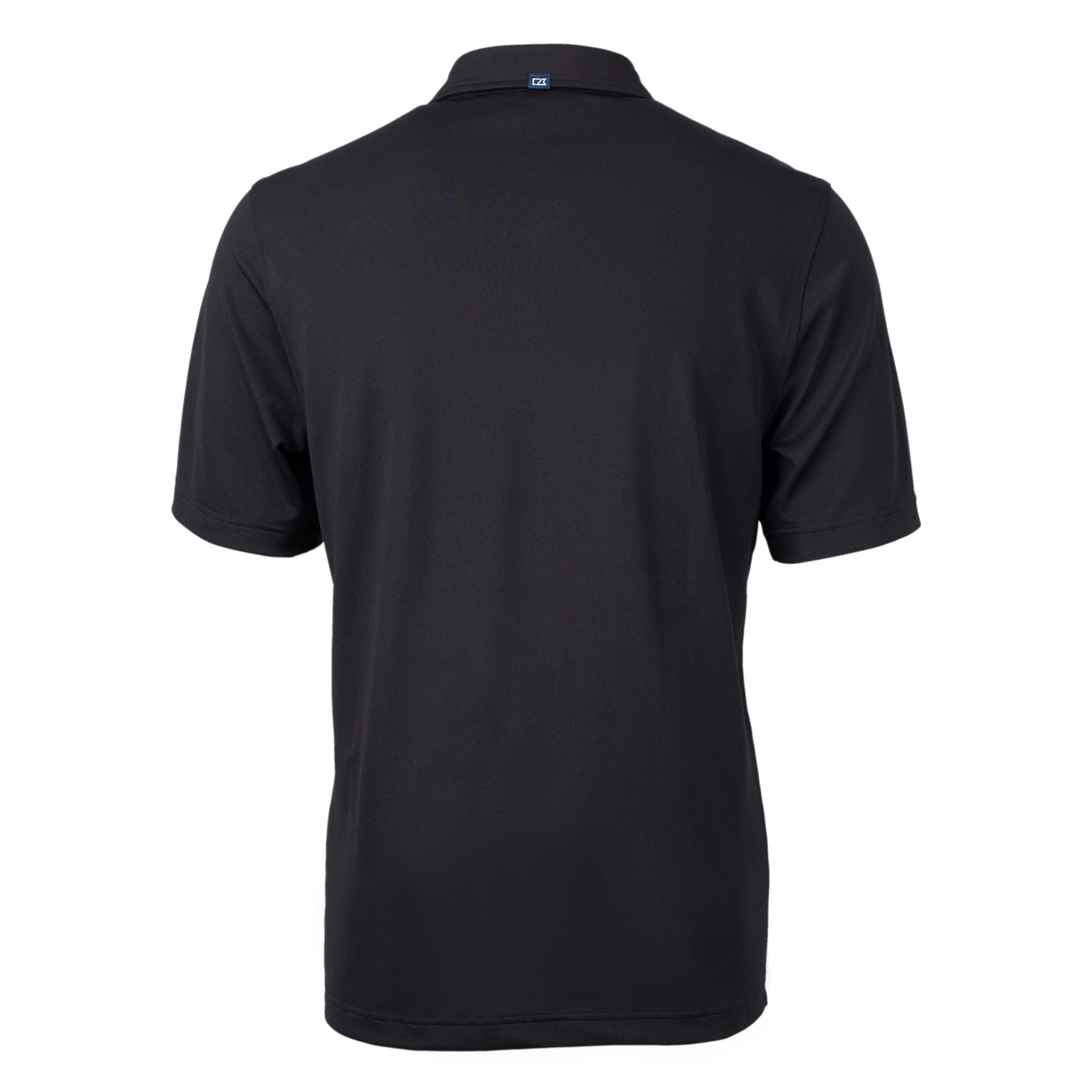 Virtue Eco Pique Recycled Mens Big &amp; Tall Polo | Black