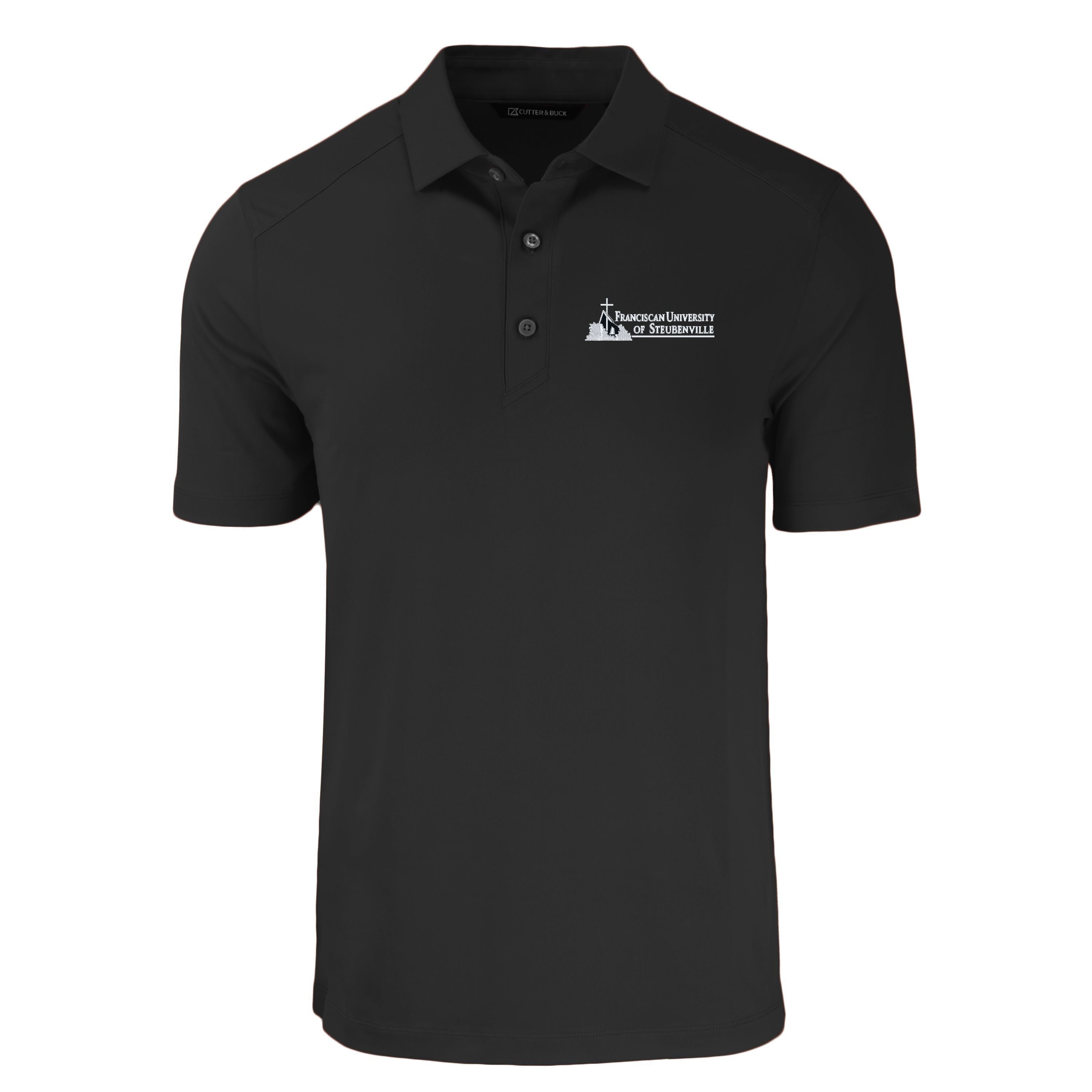 Forge Eco Stretch Recycled Mens Big &amp; Tall Polo | Black/White
