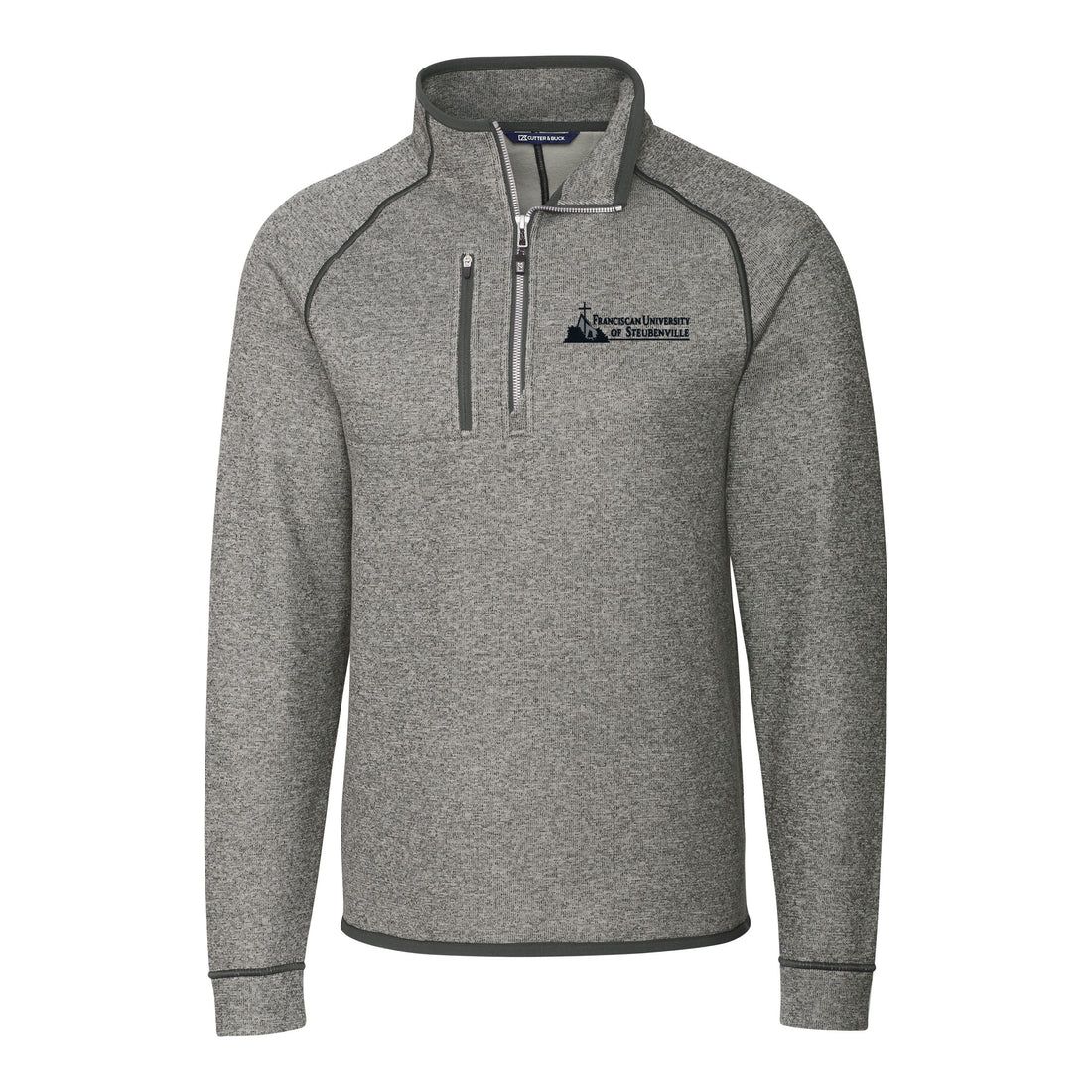 Mainsail Sweater-Knit Mens Big &amp; Tall Half Zip Pullover Jacket | Polished