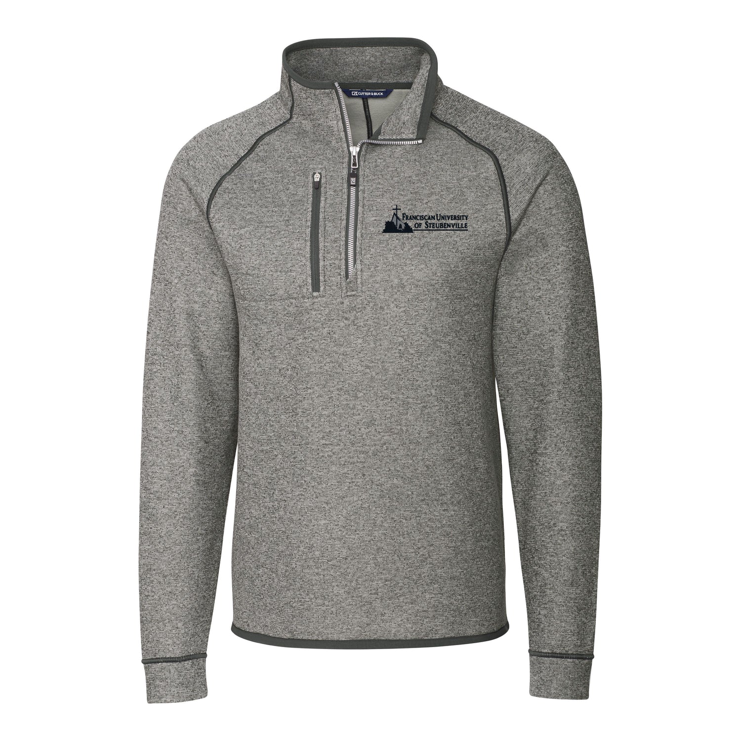 Mainsail Sweater-Knit Mens Big &amp; Tall Half Zip Pullover Jacket | Polished