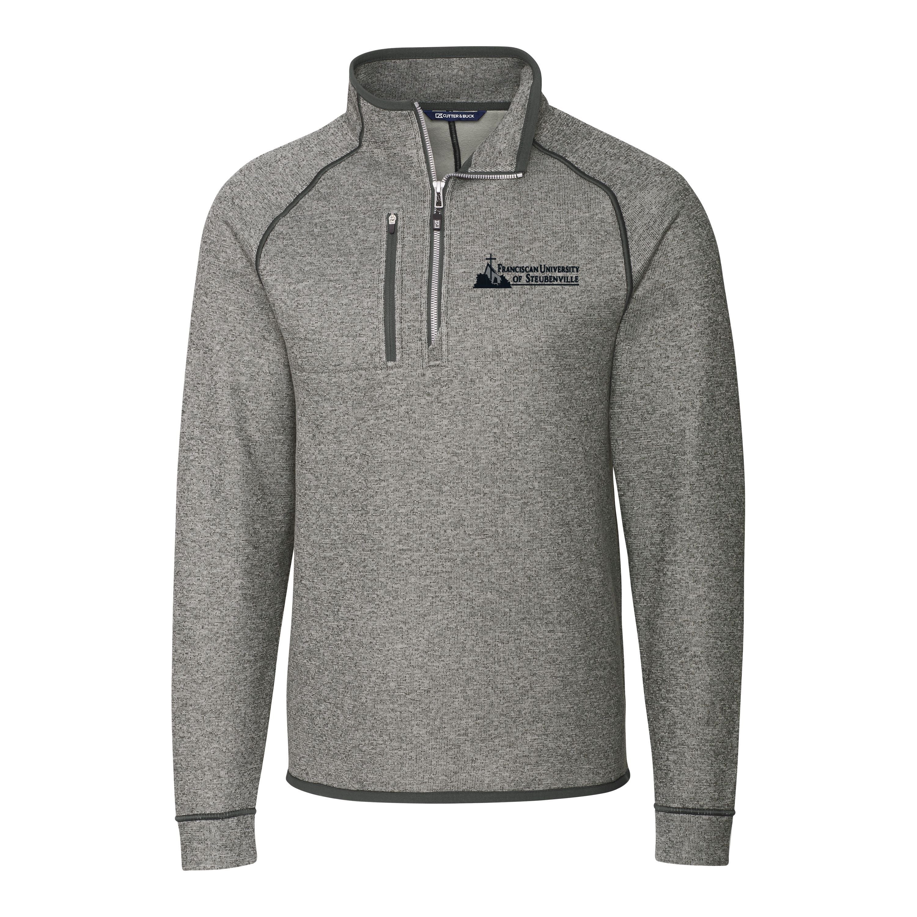 Mainsail Sweater-Knit Mens Big &amp; Tall Half Zip Pullover Jacket | Polished