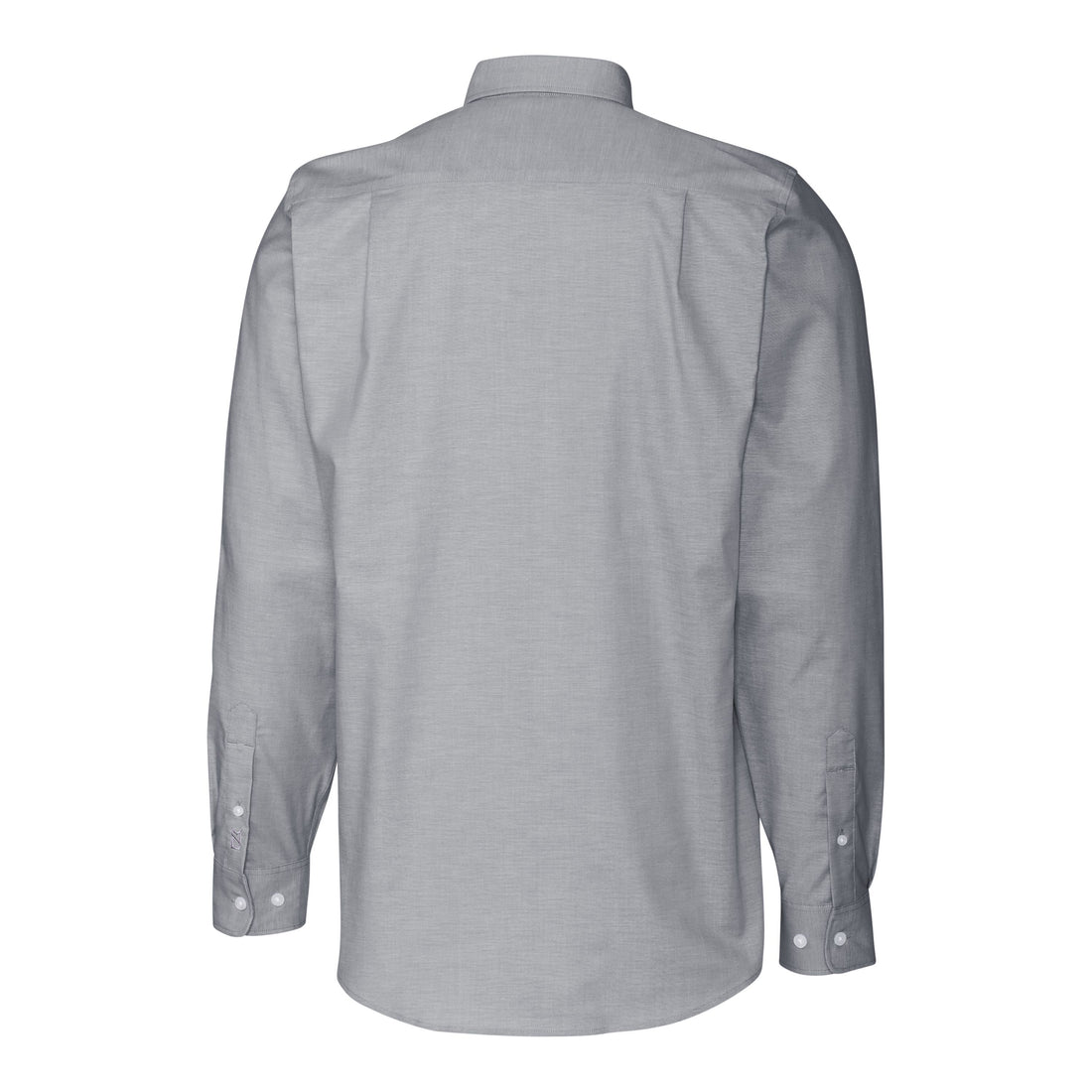 Stretch Oxford Mens Big &amp; Tall Long Sleeve Dress Shirt | Black/White