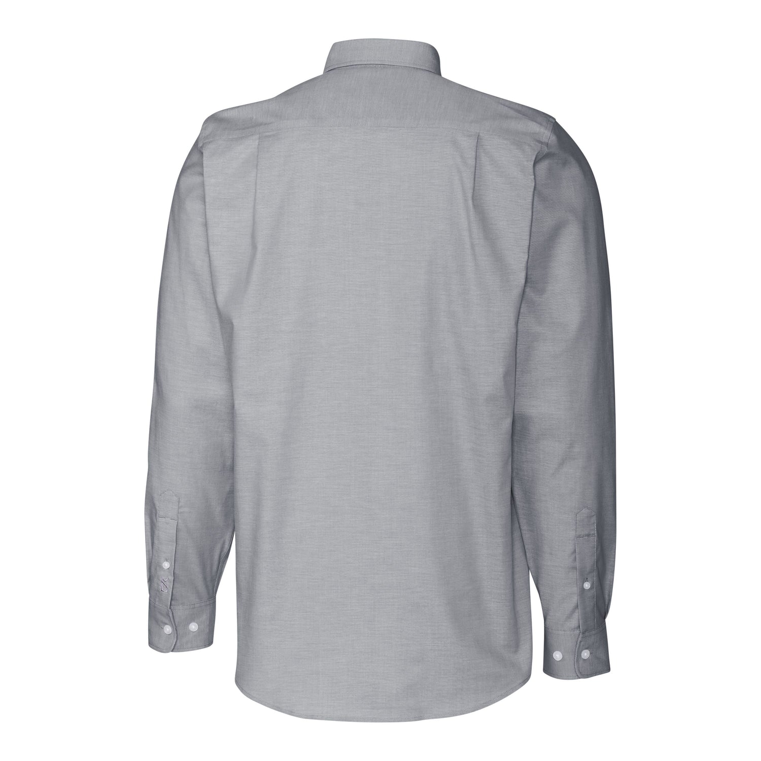 Stretch Oxford Mens Big &amp; Tall Long Sleeve Dress Shirt | Black/White