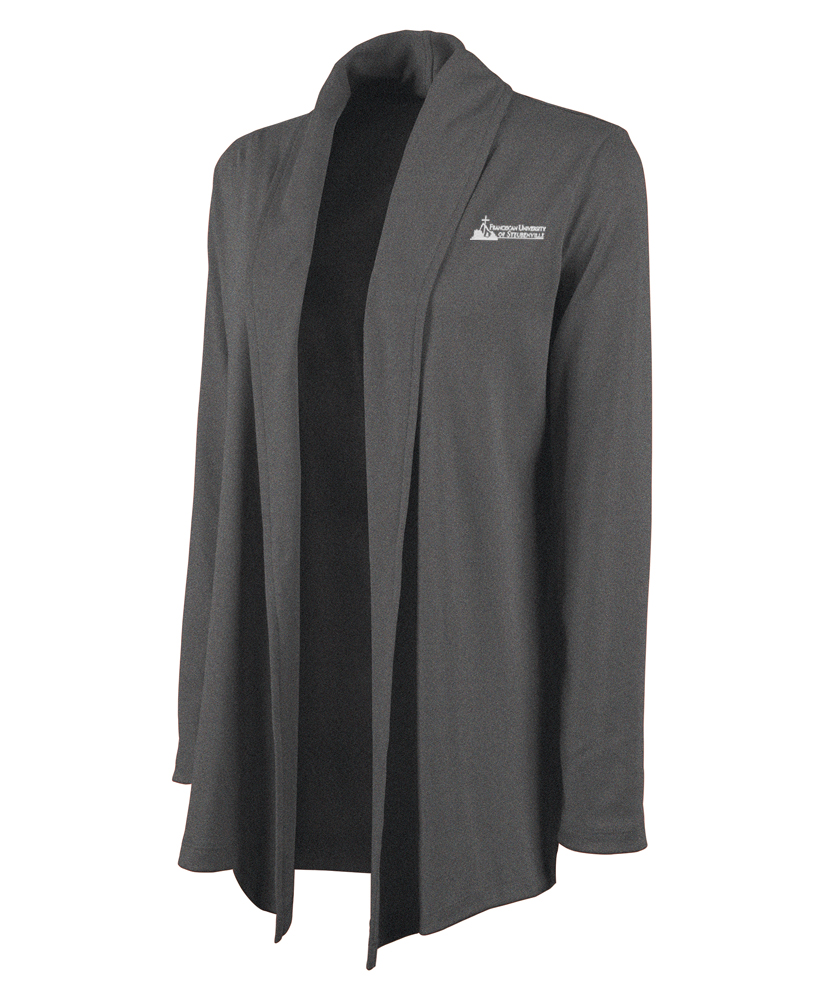 Ladies Cardigan Wrap | Dark Charcoal