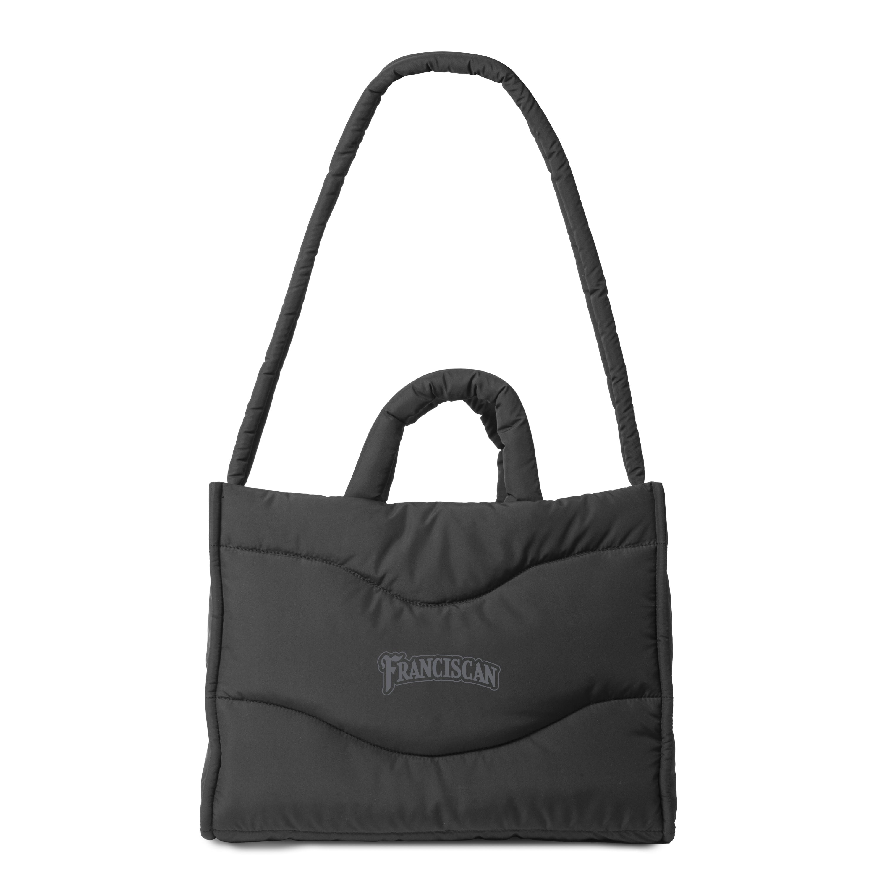 Wave Puff Tote | Black