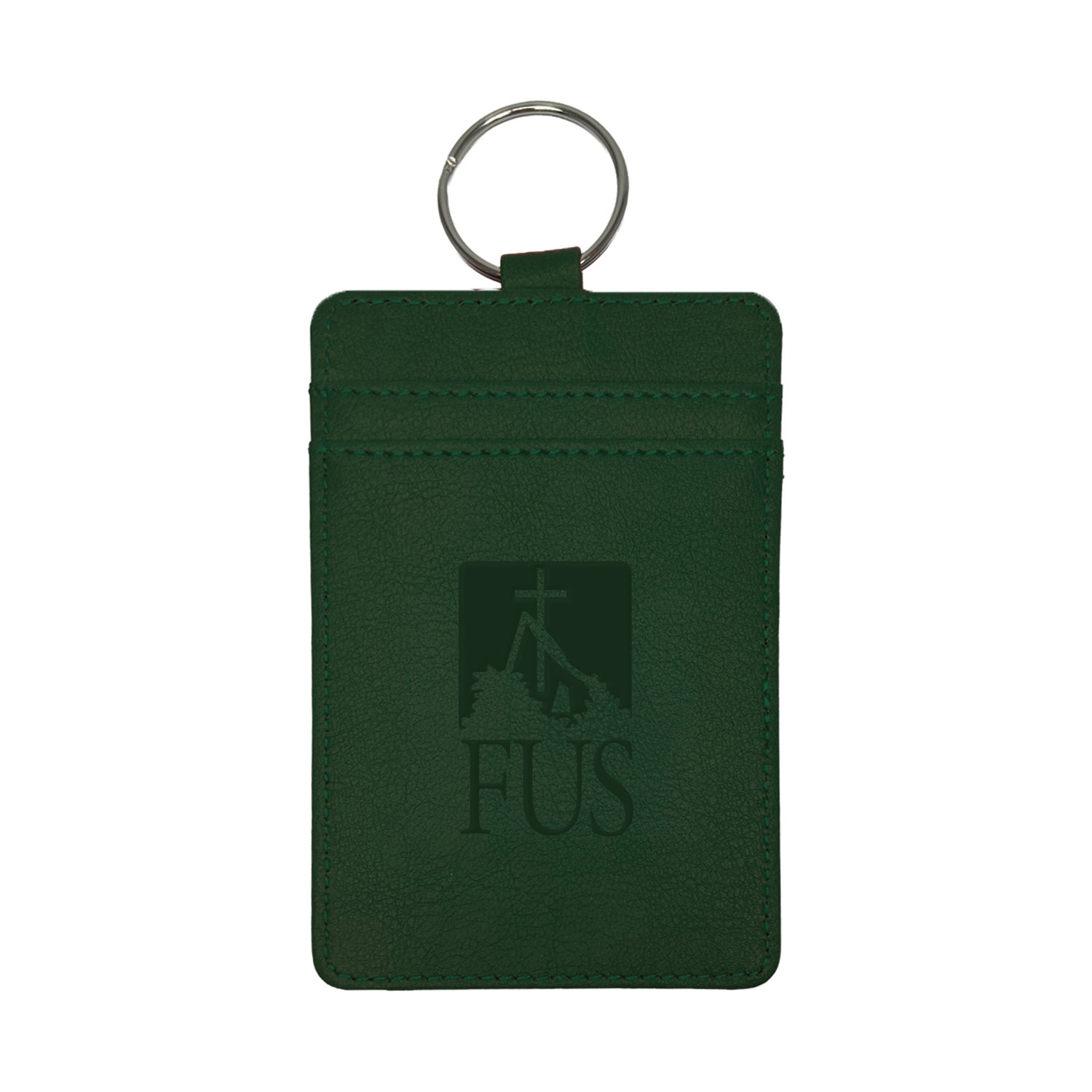 Milanese Leather ID Card Case | Green