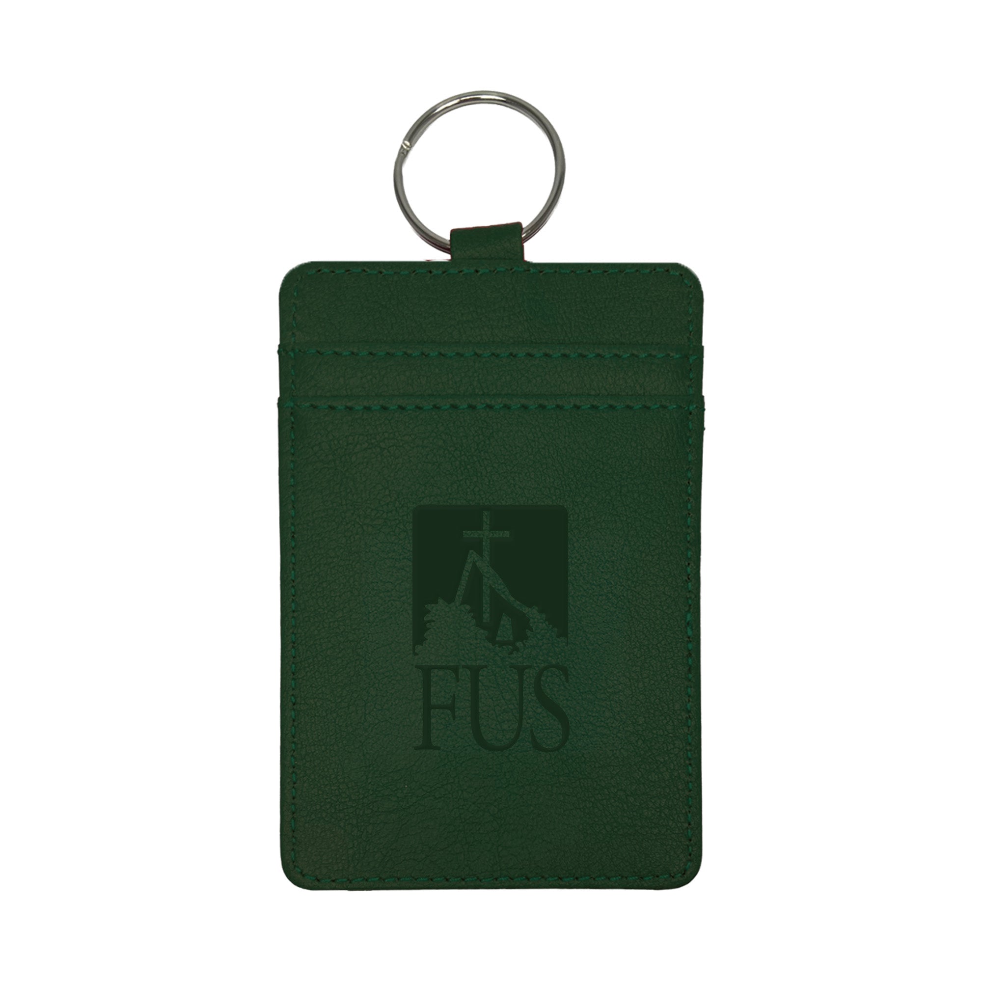 Milanese Leather ID Card Case | Green
