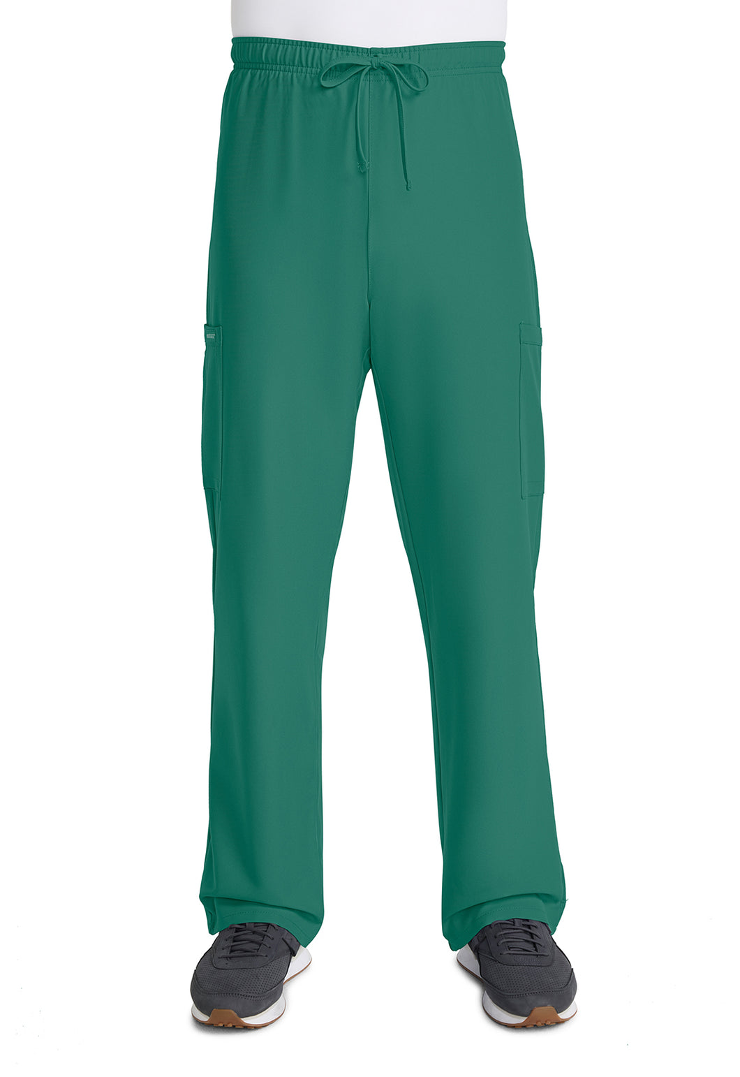 Nursing - Unisex Mid Rise Drawstring Straight Pant | Hunter Green
