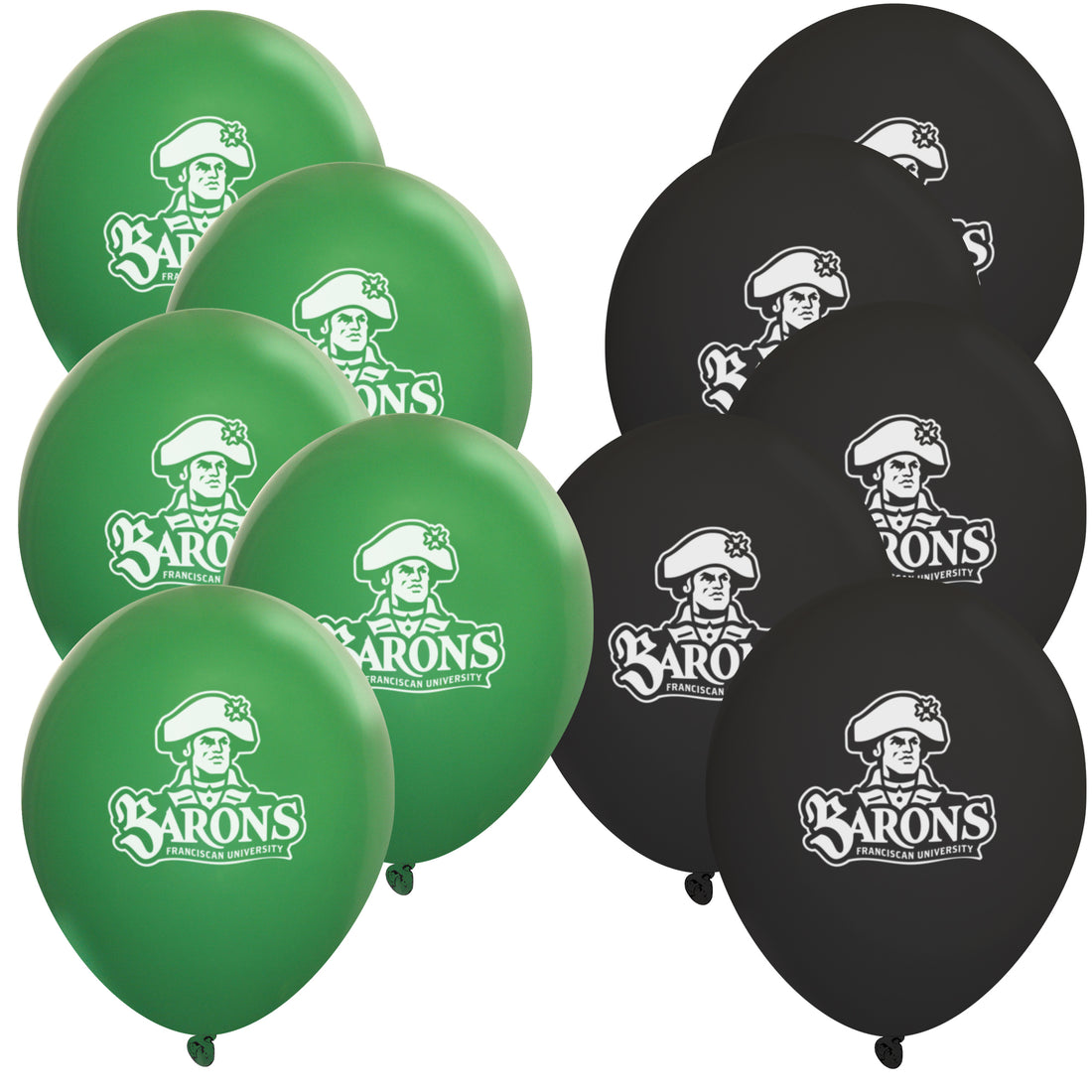 Balloons 10-Pack | Green/White
