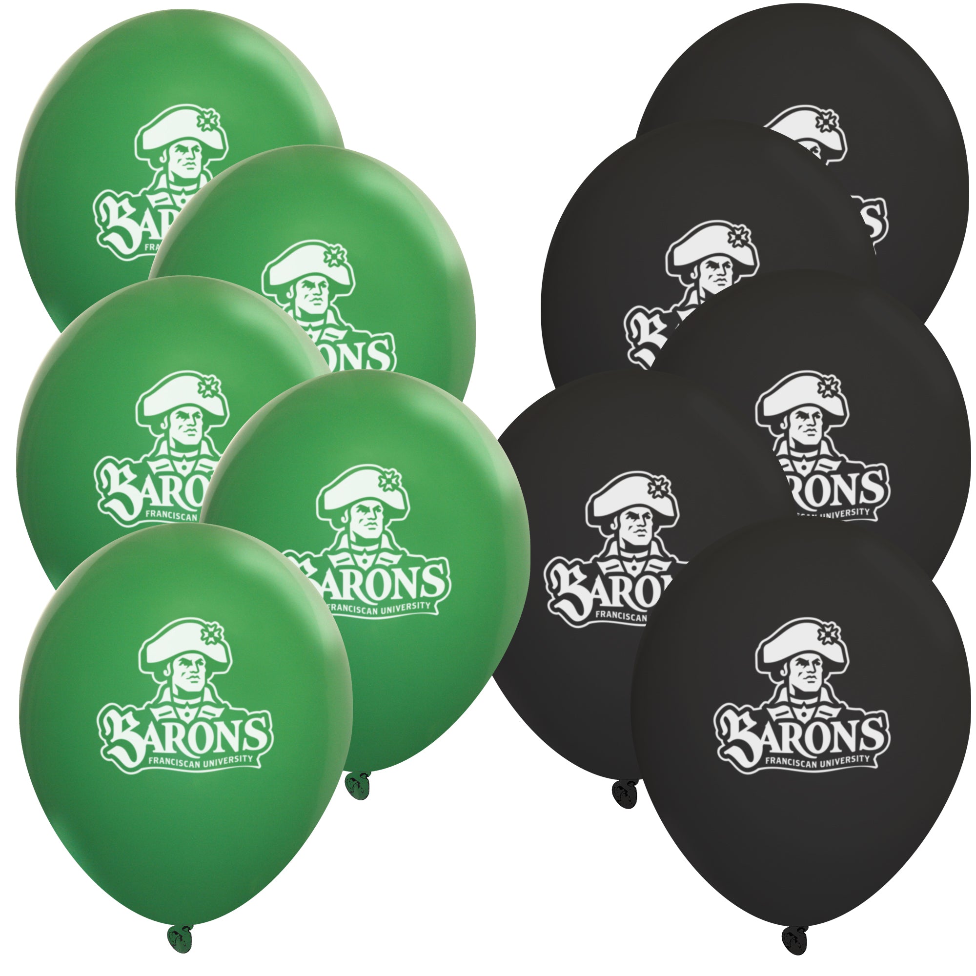 Balloons 10-Pack | Green/White