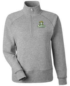 Ladies Electric Fleece 1/4 Zip | Jade